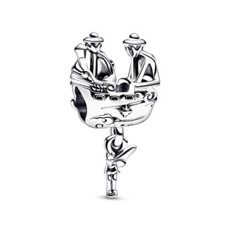 Disney Tinker Bell & Captain Hooké¢â‚¬â„¢s Pirate Ship Charm